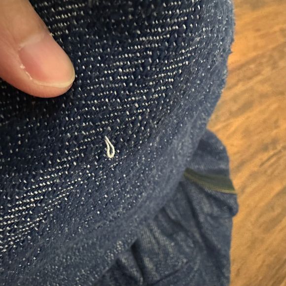 CABI #5100 Hooded Adventure Anorak Full Zip Jacket Blue Indigo - Picture 9 of 12